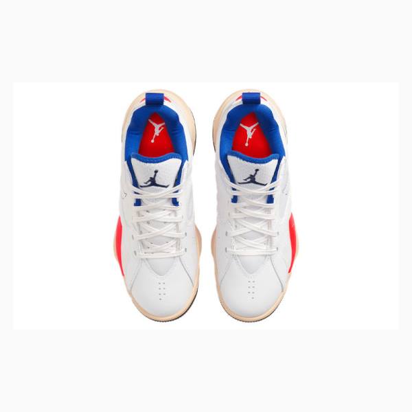 Nike Zoom 92 Ultramarine Basketskor Air Jordan Dam Vita Blå Röda | JD-874YN