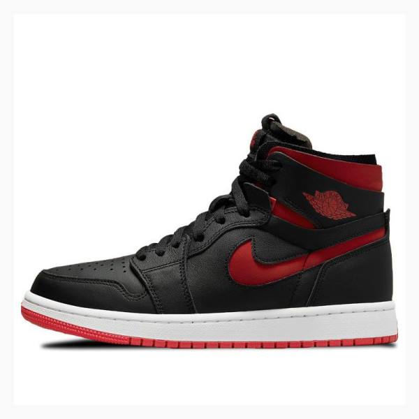 Nike Zoom CMFT Bred Basketskor Air Jordan 1 Dam Svarta Röda | JD-731CU