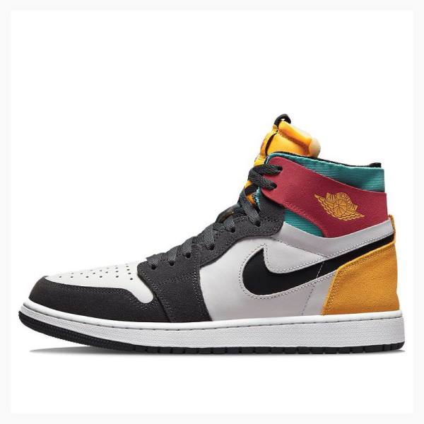 Nike Zoom CMFT Red Aqua Gold Basketskor Air Jordan 1 Herr Olika Färger | JD-301FC